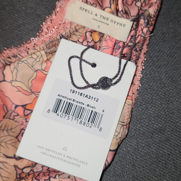 New spell designs amethyst bralette blush S bra - Picture 13 of 15